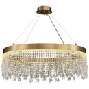 GobekUsa Crystal Chandelier: Modern Living Room Ceiling Light & Kitchen Pendant