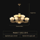 GobekUsa Jade Chandelier: Stylish Chinese Zen Living Room Lamp for Duplex Building by Guangdong Zhongshan