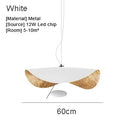 GobekUsa Lederam Manta Pendant - Industrial Retro Style White/Black Ceiling Lamp