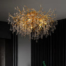 GobekUsa Gold Tree Branch Chandelier for Dining Room