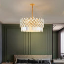 GobekUsa Crystal Chandelier Pendant Lights, Modern Luxury Ceiling Lamp for Home Decoration