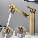 GobekUsa Antique Bronze Bathroom Sink Faucet Hot Cold Water Mixer Deck Mounted