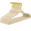 GobekUsa 45CM Flocking Hanger: Non-Slip Velvet Trousers Rack for Clothing Store
