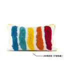GobekUsa Geometric Hand-Embroidered Tassel Pillowcase