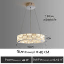 GobekUsa Golden Crystal Ring Chandelier: Luxury Gloss Ceiling Lighting for Modern Living Room