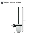 GobekUsa Bathroom Hardware Set: Towel Rack, Toilet Brush, Paper Holder, Soap Dispenser, Towel Bar, Hook