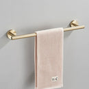 GobekUsa Brushed Gold Bathroom Hardware Set: Towel Bar, Paper Holder, Robe Hook