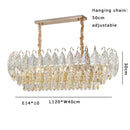 GobekUsa Brilliance Crystal Chandelier for Luxe Living & Dining Rooms.