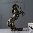 GobekUsa Elegant Horse Resin Statue for Home Office Decor