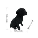 GobekUsa Labrador Resin Dog Statue for Bookshelf and Office Display