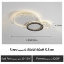 GobekUsa Crystal Ceiling Lights LED Chandelier for Living Room Bedroom - Modern Light Luxury Indoor Luster