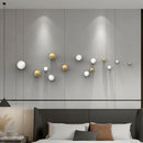 GobekUsa Golden Stainless Steel Geometric Wall Decoration Art