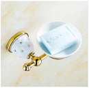 GobekUsa Bathroom Hardware Set: Toilet Paper, Roll Holder, Brush Holder, Coat Hook