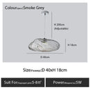 GobekUsa Glass Cloud Chandelier LED Pendant Lamp for Villa Staircase & Hotel