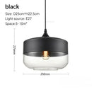 GobekUsa Glass Wood Chandelier LED Pendant Light Fixture for Living Dining Bedroom