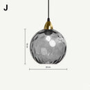 GobekUsa Glass Ball Lustre Pendant Lights - Modern Kitchen Hanging Fixture