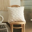 GobekUsa Lace Tassel Cushion Tufted Sofa Pillowcase for Office Chair Pad