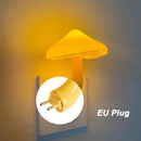 GobekUsa LED Mushroom Night Light for Home Decoration and Bedroom, Light-controlled Sensor