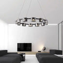 GobekUsa LED Straight Line Ceiling Chandeliers Modern Simplicity Pendent Light Fixtures