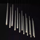 GobekUsa Crystal Water Drop Ceiling Chandelier for Classic Living Room Decor