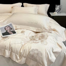 GobekUsa Chic Embroidered Cotton Bedding Set for Luxurious Home Décor