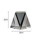 GobekUsa Geometric Crystal Artwork Polyhedron Sculpture Desk Decoration Modern Home Decor