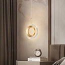 Nordic Ring LED Pendant Light in Iron, Aluminum & Acrylic
