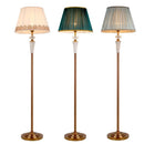 GobekUsa Crystal Floor Lamp: European Retro Table Lamp for Home Décor, Living Room, Bedroom