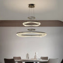 GobekUsa Acrylic Living Room Chandelier Pendant Light Fixture_LED Hanging Lamp