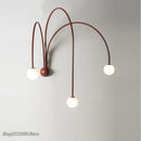 GobekUsa Branch Glass Iron Wall Lamps: Modern Living Room Bedroom Lighting Sconce
