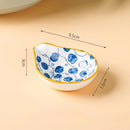 GobekUsa Japanese Style Ceramic Sauce Plate Snack Dish Porcelain Tableware