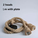GobekUsa Hemp Rope Pendant Lights Retro Loft Industrial Hanging Lamp for Living Room Home Decor