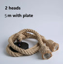 Vintage Hemp Rope Industrial Pendant Light