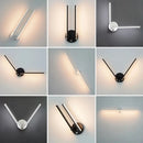 GobekUsa Double Arm Adjustable LED Wall Light for Living Room and Bedroom