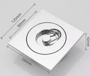 GobekUsa Brass Chrome Swimming Pool Fishbowl Drain, Superior Quality, High Waterflow