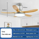 GobekUsa LED Ceiling Fan with Remote Control for Living Bedroom, 48-60 Inch