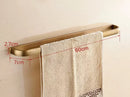 GobekUsa Antique Bronze Bathroom Accessory Set: Shelf, Towel Rack, Holder, Brush, Hanger, Hook