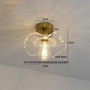 GobekUsa LED Glass Ceiling Lamp Modern Indoor Lighting Fixture