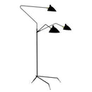 GobekUsa Black Serge Mouille Tripod Floor Lamp - Loft Industrial Standing Lamp