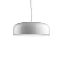 GobekUsa Glossy Black Round Pendant Light for Dining Room, Modern Nordic Hanging Lamp