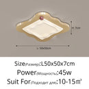 GobekUsa Cream Style LED Ceiling Light for Bedroom and Living Room Decor