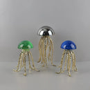 GobekUsa Crystal Jellyfish Sculpture - Marine Organism Figurine for Home Decor