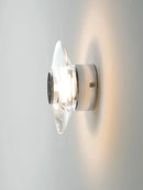 GobekUsa Crystal Bedside Wall Lamp: Modern Minimalist Circular Design for Home