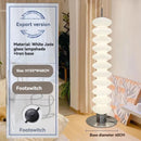 GobekUsa Gourd Glass Floor Lamp: Nordic Design LED Night Light for Bedroom and Living Room