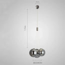 GobekUsa Glass Ball LED Pendant Lamps: Stylish Lighting for Kitchen, Bedroom, Living & Dining Room