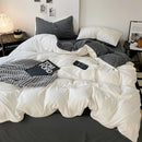 GobekUsa Cotton Bed Sets Comforter Cover Set with Corner Ties