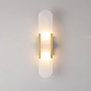 GobekUsa Linear Marble Chandelier: Modern Circular Alabaster Pendant Light