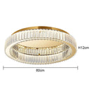 GobekUsa Crystal Round Ceiling Lamp for Modern Minimalist Indoor Lighting décor