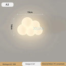 GobekUsa Cloud Cartoon Wall Lamp for Nursery Room, Kids Bedroom, Cute Animal Sconce