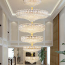 GobekUsa Crystal Living Room Chandelier: Modern Luxury High-Rise Villa Personality Creative Hotel Décor